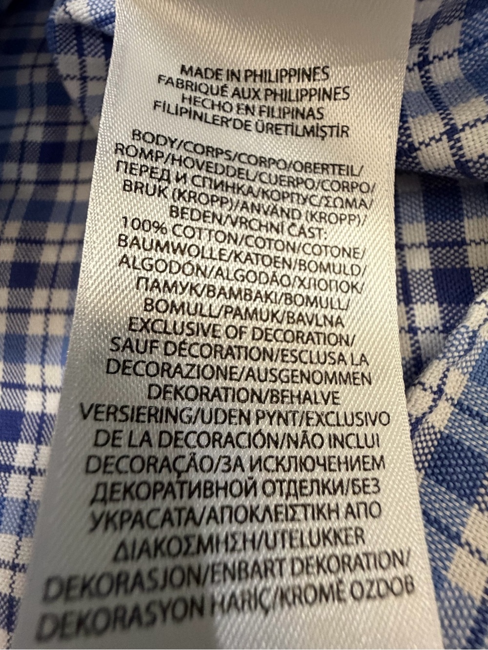 Ralph Lauren Short-Sleeve Blue Plaid Button-Down Shirt - Picture 10 of 10